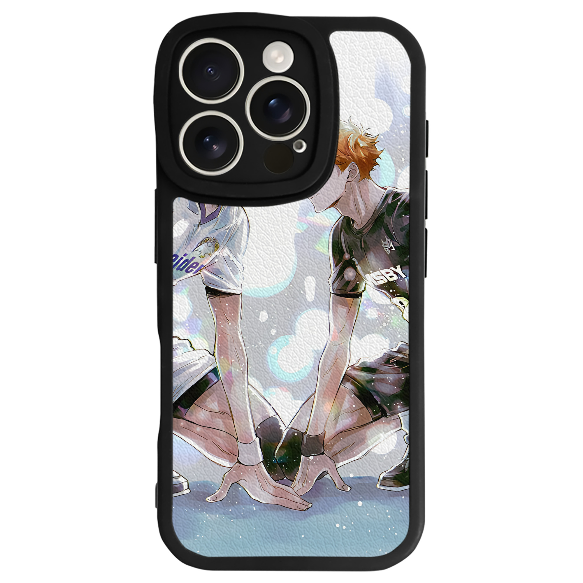 （画像用） ハイキュー!! Haikyu!! 【iPhone 16シリーズ対応】シリコンスマホケース（レザー調） 材質：シリコン